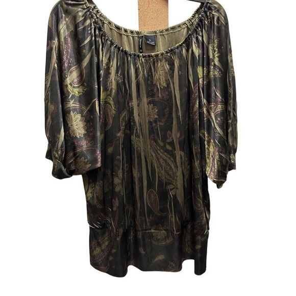 🌼5for$25🌼 New Directions Women’s  Shirt Top Abstract  Dolman Sleeve - Picture 2 of 7